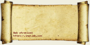 Javor Raković vizit kartica